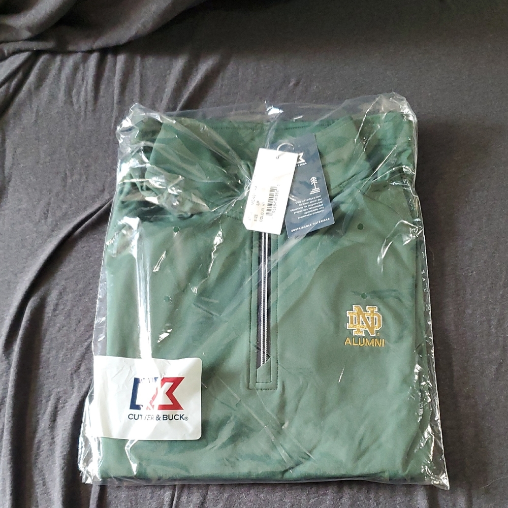 Cutter & Buck, Notre Dame Green Lightweight Jacket